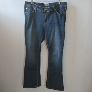 Torrid Dark Blue Boot Cut Jeans